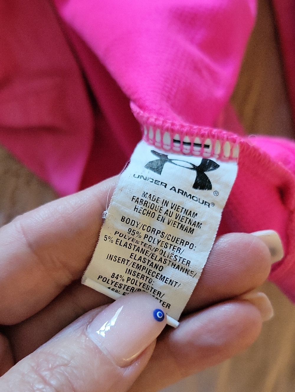 UNDER ARMOUR Bright Pink Turtleneck Pullover - Picture 11 of 12